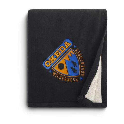 Fleece-Sherpa Blanket Black | No Imprint | not available | not available