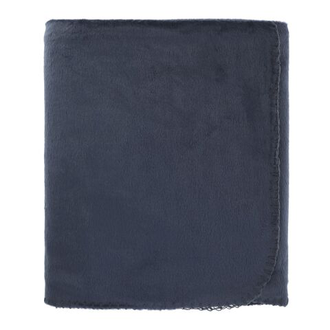 100% Recycled PET Fleece Blanket with RPET Pouch Navy