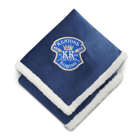 Field &amp; Co. 100% Recycled PET Sherpa Blanket Navy | No Imprint | not available | not available