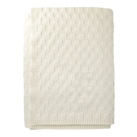 Made*Here New York Basketweave Cotton Blanket Natural | No Imprint | not available | not available