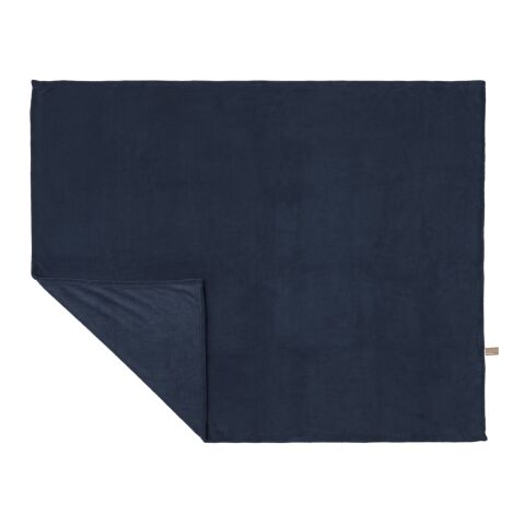 Recycled PET Oversized Coral Fleece Blanket Navy | No Imprint | not available | not available