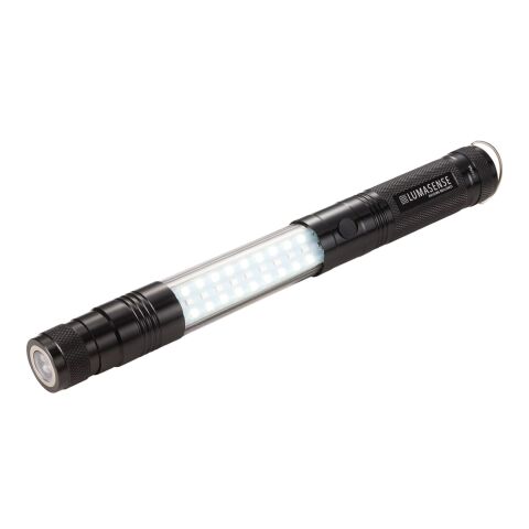 Telescopic Magnetic COB LED Flashlight w/Sidelight Standard | Black | No Imprint | not available | not available