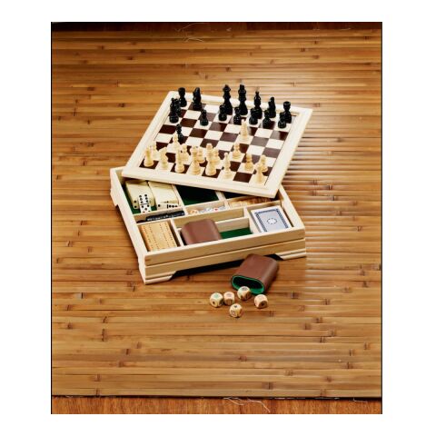 Lifestyle 7-in-1 Desktop Game Set Wood | No Imprint | not available | not available