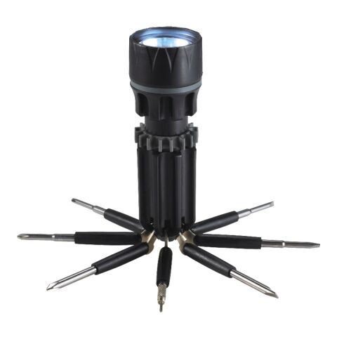 Spidey 8-In-1 Screwdriver Flashlight Black | No Imprint | not available | not available