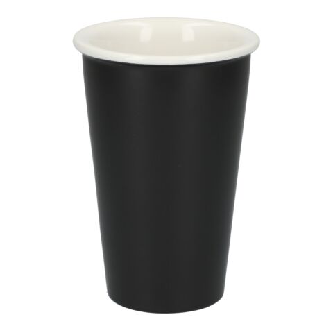 Dimple Double Wall Ceramic Cup 10oz Black | No Imprint | not available | not available