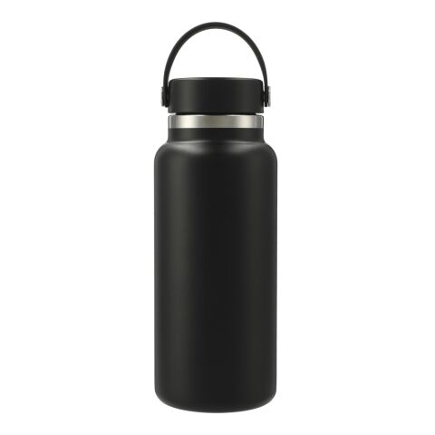 Hydro Flask® Wide Mouth With Flex Cap 32oz Standard | Black | Laser Engraving | Centered on tumbler opposite Hydro Flask, - Center of art 5.75" up from bottom | 2.30 Inches × 1.25 Inches