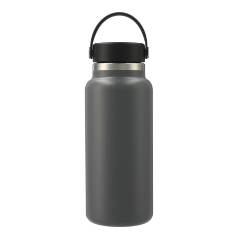 Hydro Flask® Wide Mouth With Flex Cap 32oz Standard | Stone | Laser Engraving | Centered on tumbler opposite Hydro Flask, - Center of art 5.75" up from bottom | 2.30 Inches × 1.25 Inches