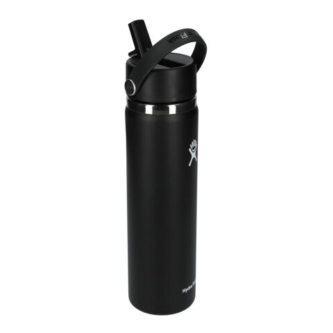 Hydro Flask® Wide Mouth w/ Flex Straw Cap 24oz Onyx
