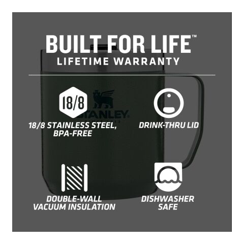 Stanley Legendary Camp Mug 12oz Green