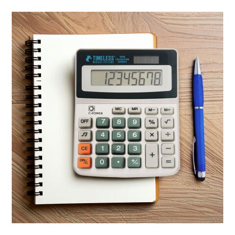 Desk Calculator Silver with Black | No Imprint | not available | not available