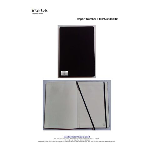 8.5&quot; x 11.5&quot; Ambassador Large Bound JournalBook® Black | No Imprint | not available | not available