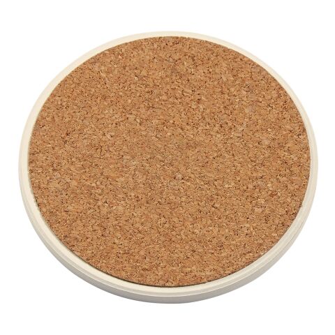 Round Absorbent Coaster White | No Imprint | not available