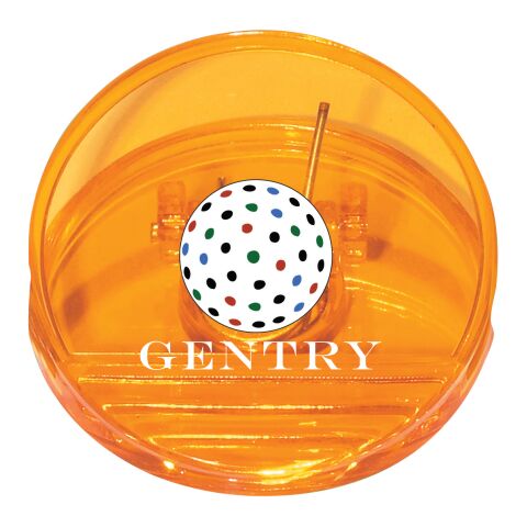 Round Shape Clip Transparent Orange | No Imprint | not available