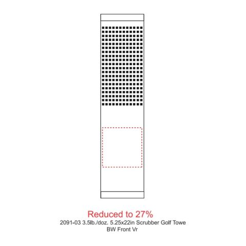 3.5lb./doz. 5.25x22in Scrubber Golf Towel Standard | Black | No Imprint | not available | not available