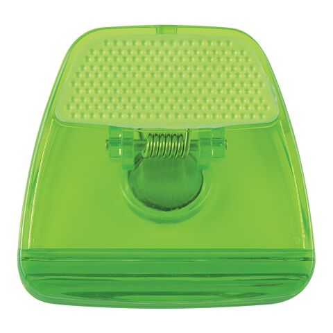 Magnetic Memo Clip Transparent Lime | No Imprint | not available | not available