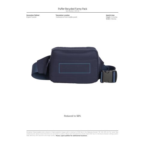 Puffer Recycled Fanny Pack Chocolate | No Imprint | not available | not available