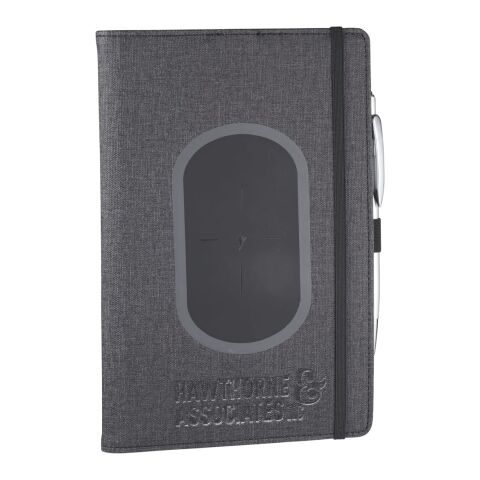 5.5&quot; x 8.5&quot; Walton Wireless Charging JournalBook® Black | No Imprint | not available | not available