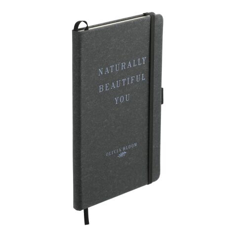 5.5" x 8.5" Recycled Leather Bound JournalBook® Black | No Imprint | not available | not available