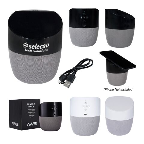 Unison Wireless Charging Pad &amp; Speaker White | No Imprint | not available | not available