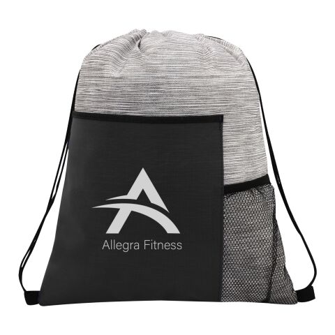 Portage Non-Woven Drawstring Bag Black | No Imprint | not available | not available