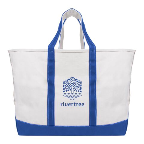 The Madelyn Cotton Canvas Tote Bag Royal Blue | No Imprint | not available | not available