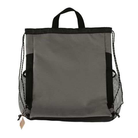 Rainier Recycled Drawstring Bag Gray | No Imprint | not available | not available