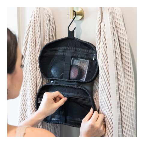 Jet Set Silicone Toiletry Bag Black