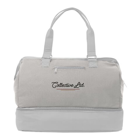 The Weekender Travel Bag With Drop Bottom Gray
