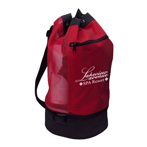 Beach Bag With Kooler Compartment Standard | Red | No Imprint | not available | not available