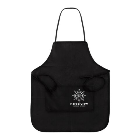 Non-Woven Full Apron Black | No Imprint | not available | not available