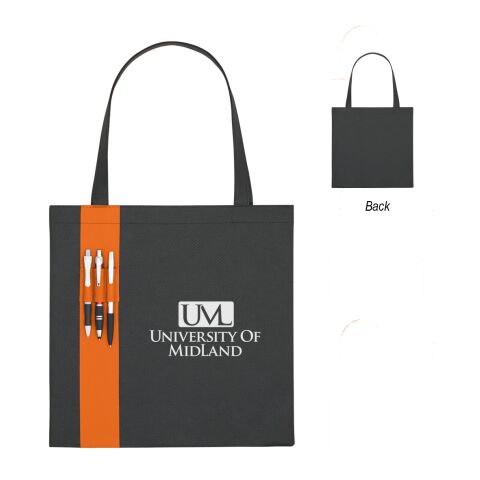 Non-Woven Colony Tote Bag Orange | No Imprint | not available | not available