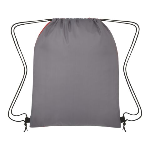 Bitmap Drawstring Backpack Red