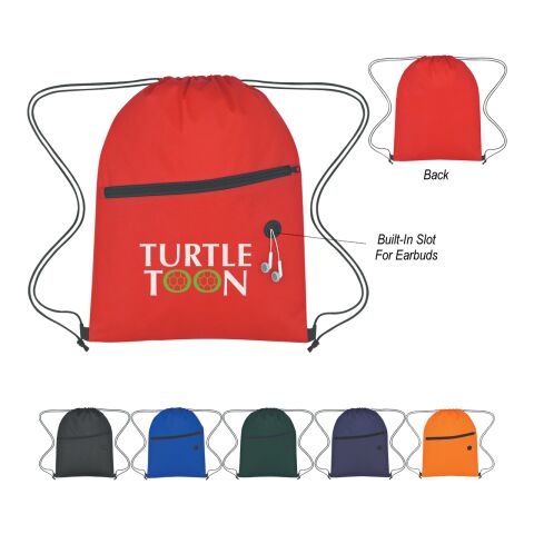 Non-Woven Hit Sports Pack With Front Zipper Navy Blue | No Imprint | not available | not available