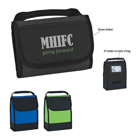 Folding Identification Lunch Bag Black | No Imprint | not available | not available
