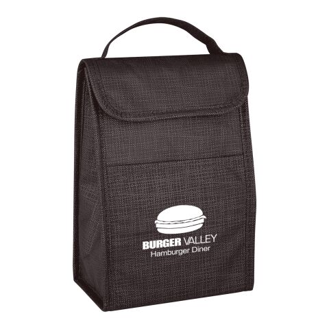 Crosshatch Lunch Bag Charcoal