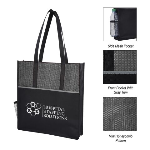 Promenade Non-Woven Tote Bag Onyx