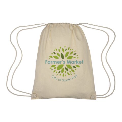 Cooper Cotton Drawstring Bag Standard | Beige | No Imprint | not available | not available