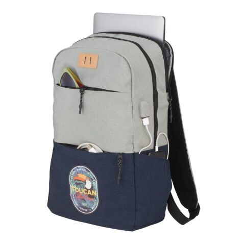 NBN Linden 15&quot; Computer Backpack Navy Blue-Gray | No Imprint | not available | not available