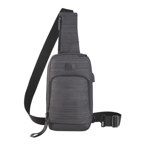 NBN Whitby Sling w/ USB Port Charcoal | No Imprint | not available | not available