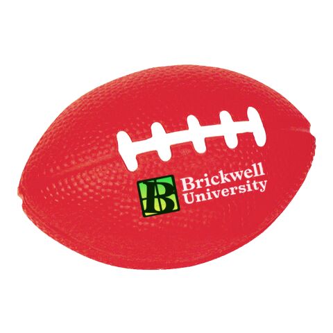 Football Shape Stress Reliever Red | No Imprint | not available | not available