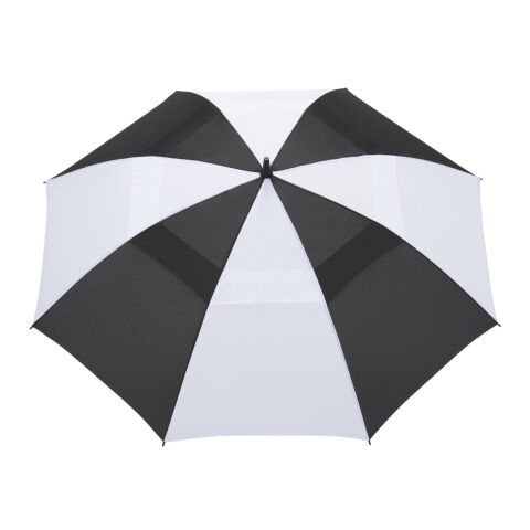 58" Recycled Golf Umbrella Black-White