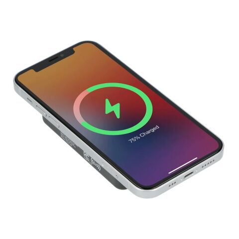 Solekick™ MagClick™ 5000 mAh Wireless Power Bank Dark Gray | No Imprint | not available | not available