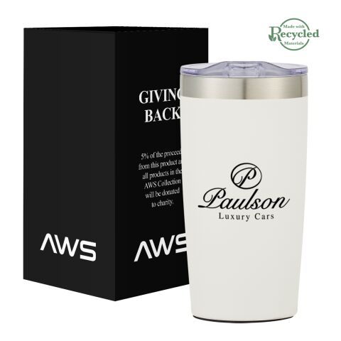20 Oz. Full Color Two-Tone Himalayan Tumbler White