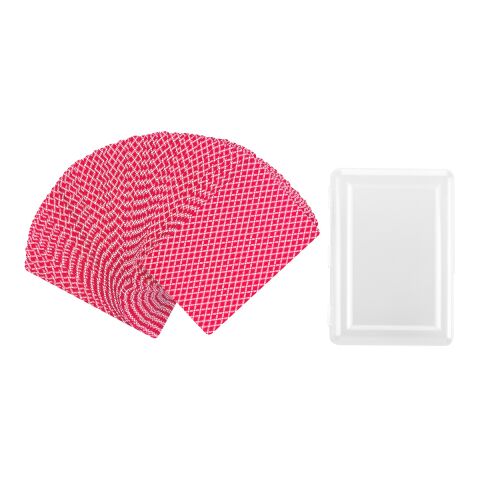 Playing Cards In Case Red