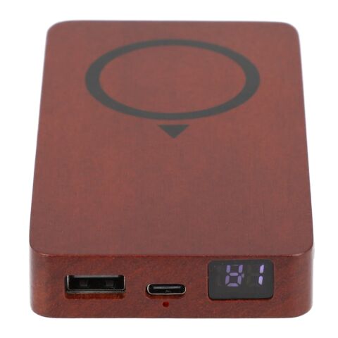 FSC® 100% Wood MagClick™ Fast Wireless Power Bank Standard | Wood | No Imprint | not available | not available