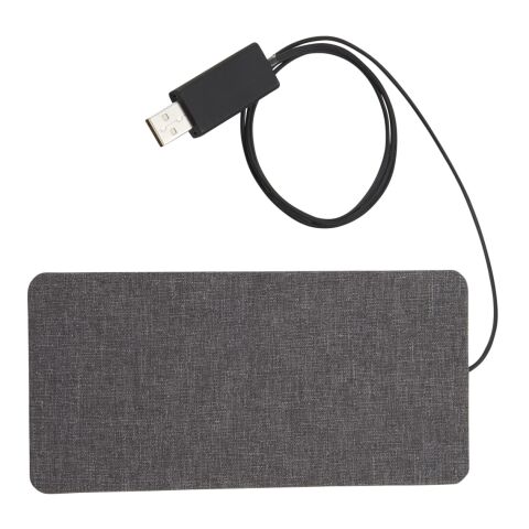 Ultra Thin Fabric Wireless Charging Pad Gray | No Imprint | not available | not available
