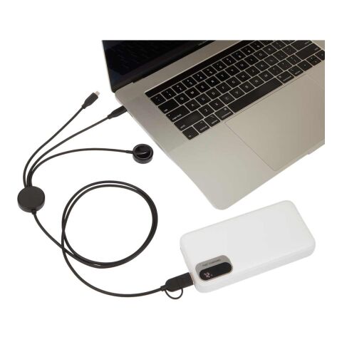 5-in-1 Long Charging Cables with iWatch Charger Black