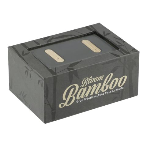 Bloom Bamboo True Wireless Auto Pair Earbuds Black | No Imprint | not available | not available