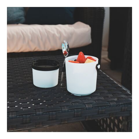 Snack Stack 30 Oz. Food Container White