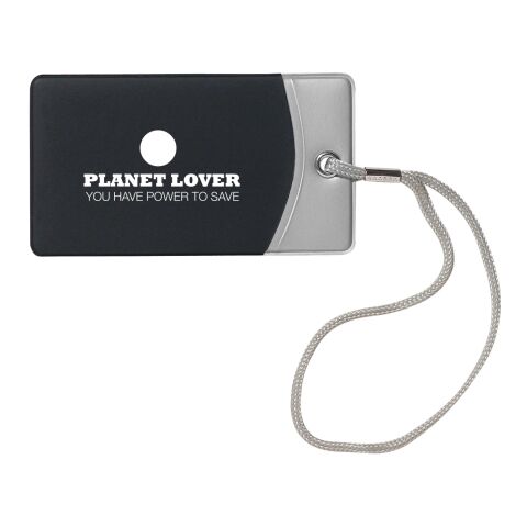 Mod Luggage Tag Silver with Orange | No Imprint | not available | not available